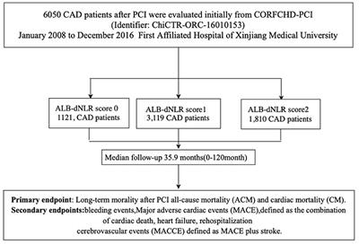 ALB-dNLR Score Predicts Mortality in Coronary Artery Disease Patients After Percutaneous Coronary Intervention